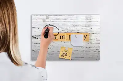 Popisovatelná magnetická tabule motiv Rodina