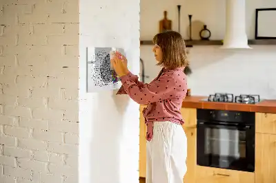 Magnetická popisovatelná tabule s motivem abstrakce mozku