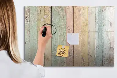 Popisovatelná magnetická tabule barevná