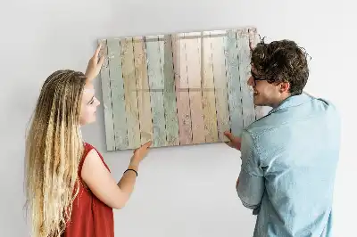 Popisovatelná magnetická tabule barevná