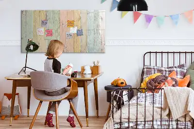 Popisovatelná magnetická tabule barevná