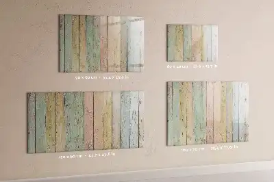 Popisovatelná magnetická tabule barevná