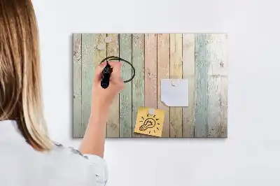 Popisovatelná magnetická tabule barevná
