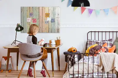 Popisovatelná magnetická tabule barevná