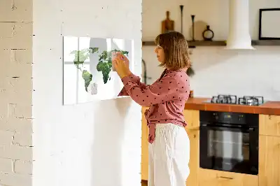 Ekologická mapa světa popisovatelná magnetická tabule