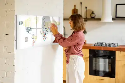 Magnetická kreslící tabule názvy zemí