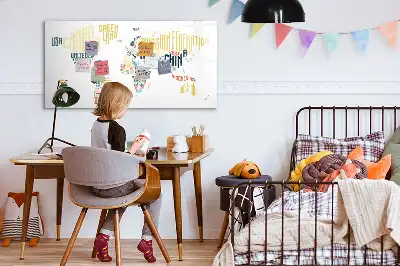 Magnetická kreslící tabule názvy zemí