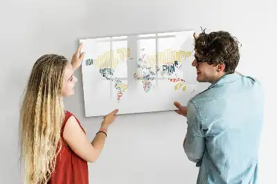 Magnetická kreslící tabule názvy zemí