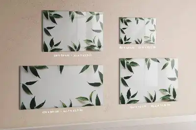 Magnetická kreslící tabule v rámečku z listů