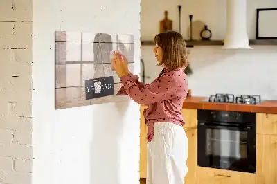 Popisovatelná magnetická tabule s nápisem To zvládneš
