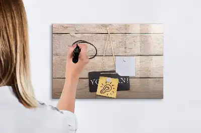 Popisovatelná magnetická tabule s nápisem To zvládneš