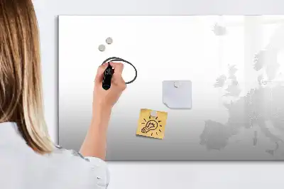 Mapa Evropy popisovatelná magnetická tabule