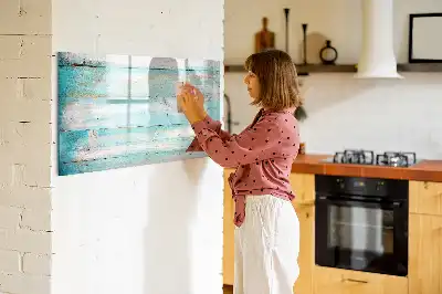 Magnetická kreslící tabule v modrém provedení