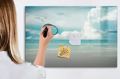 Magnetická kreslící tabule s motivem mořské krajiny