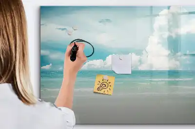 Magnetická kreslící tabule s motivem mořské krajiny