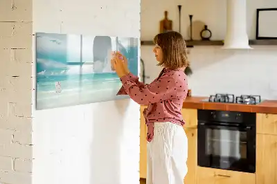 Magnetická kreslící tabule s motivem mořské krajiny