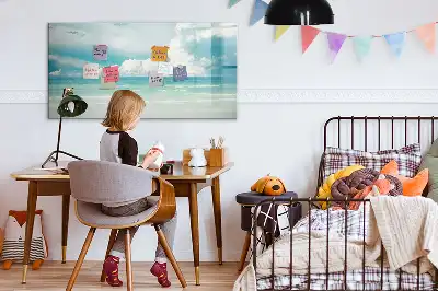 Magnetická kreslící tabule s motivem mořské krajiny
