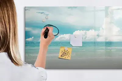Magnetická kreslící tabule s motivem mořské krajiny