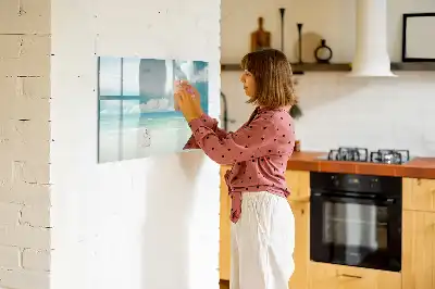 Magnetická kreslící tabule s motivem mořské krajiny