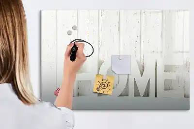 Magnetická kreslící tabule nápis Domov