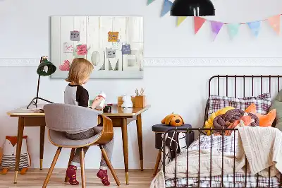 Magnetická kreslící tabule nápis Domov