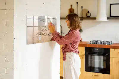 Popisovatelná magnetická tabule s motivem citátu na pláži