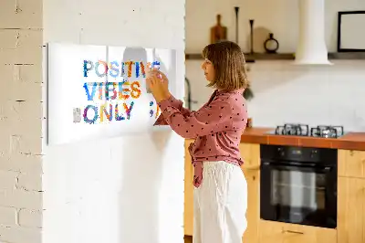 Popisovatelná magnetická tabule s motivem pozitivního citátu