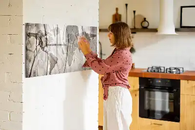 Magnetická kreslící tabule se vzorem mapy světa