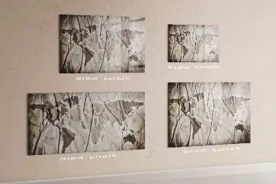 Magnetická kreslící tabule se vzorem mapy světa