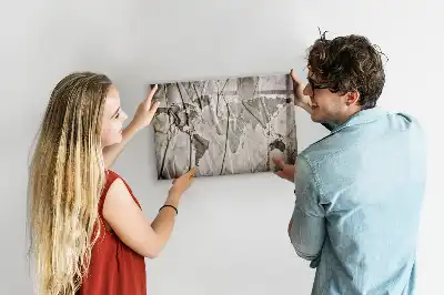 Magnetická kreslící tabule se vzorem mapy světa