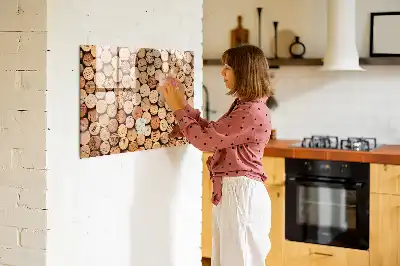 Dřevěné vinné zátky magnetická kreslící tabule