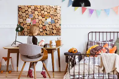 Dřevěné vinné zátky magnetická kreslící tabule