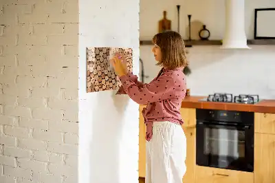 Dřevěné vinné zátky magnetická kreslící tabule