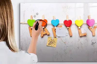 Magnetická kreslící tabule v designu nápisu Rodina