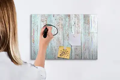 Magnetická kreslící tabule v pastelovém dřevěném provedení