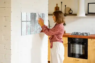 Magnetická kreslící tabule v pastelovém dřevěném provedení