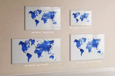 Magnetická kreslící tabule v motivu vesmírné mapy světa