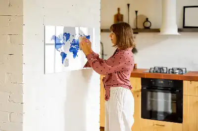 Magnetická kreslící tabule v motivu vesmírné mapy světa