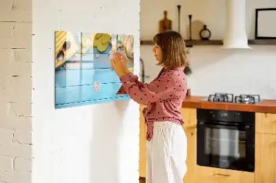 Magnetická popisovatelná tabule plážové doplňky