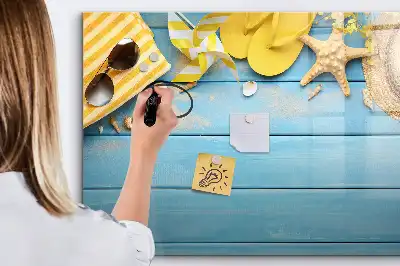 Magnetická popisovatelná tabule plážové doplňky
