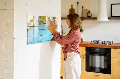 Magnetická popisovatelná tabule plážové doplňky