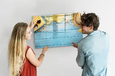 Magnetická popisovatelná tabule plážové doplňky