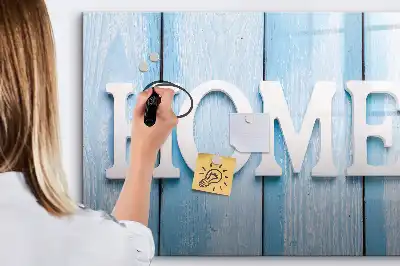 Magnetická kreslící tabule nápis Domov