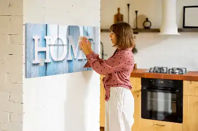 Magnetická kreslící tabule nápis Domov