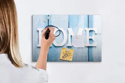 Magnetická kreslící tabule nápis Domov