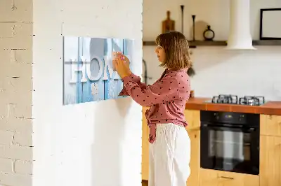 Magnetická kreslící tabule nápis Domov