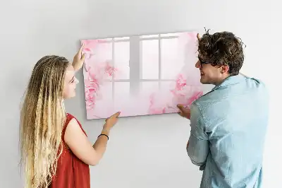 Magnetická kreslící tabule kvetoucí květiny