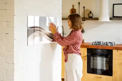 Magnetická tabule s popisovatelným povrchem motiv abstraktní linie