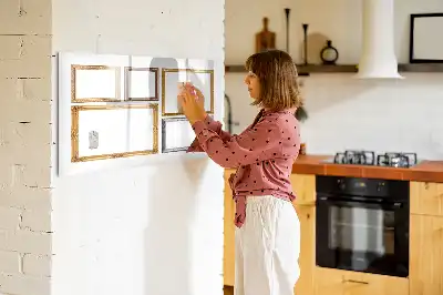 Magnetická kreslící tabule se zlatým rámečkem