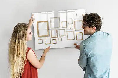 Magnetická kreslící tabule v dřevěném rámečku